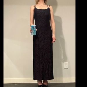 Long, strappy back dress
